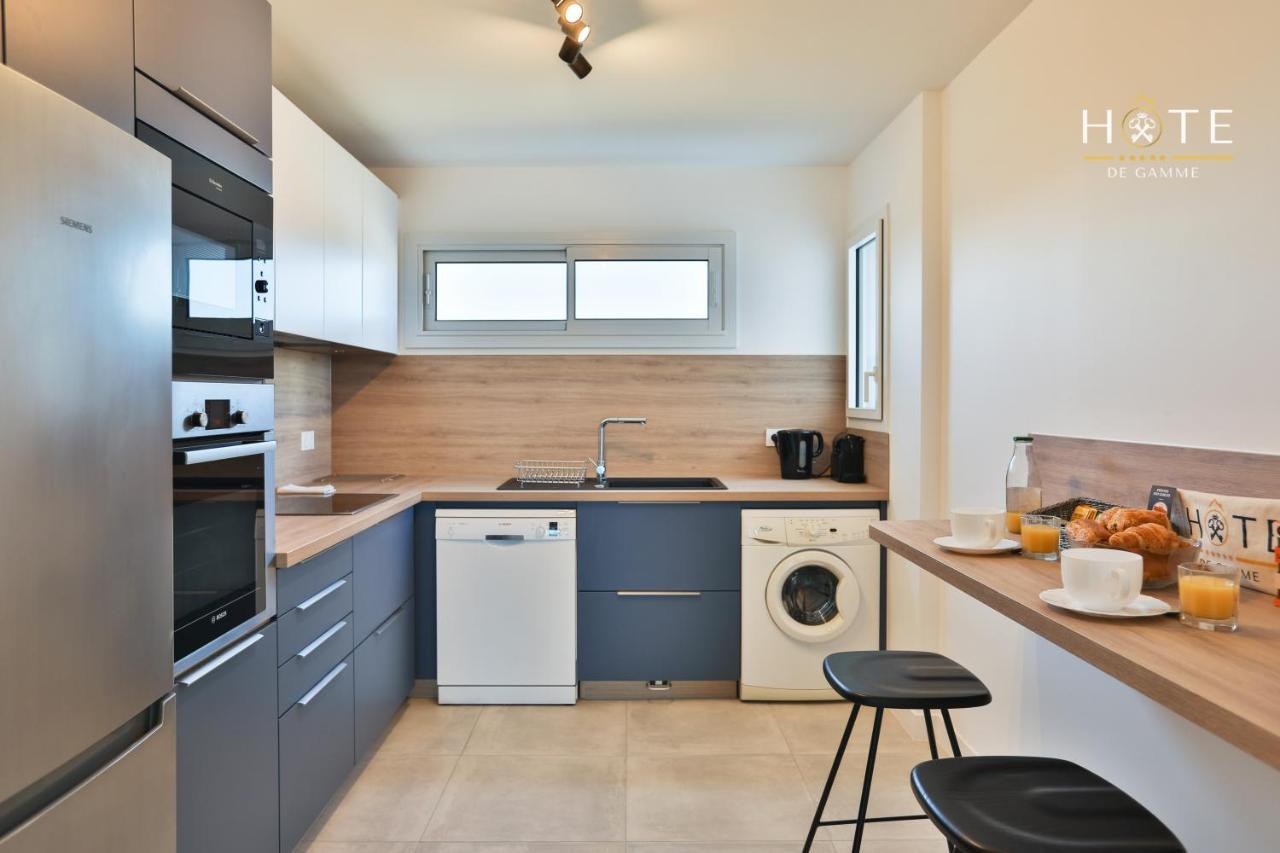 Appartement De Caractere, Superbe Vue Mer 280° La Chaume Exteriér fotografie