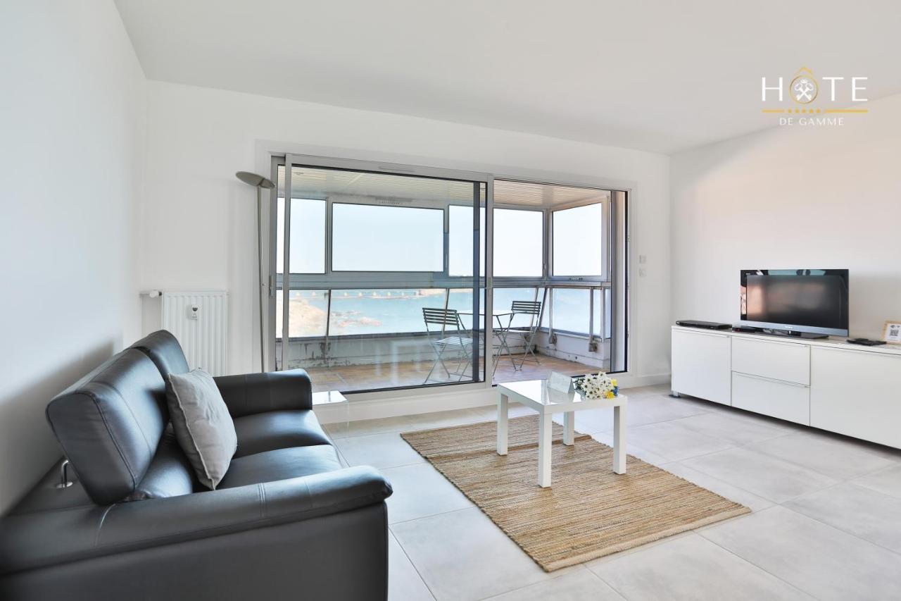 Appartement De Caractere, Superbe Vue Mer 280° La Chaume Exteriér fotografie