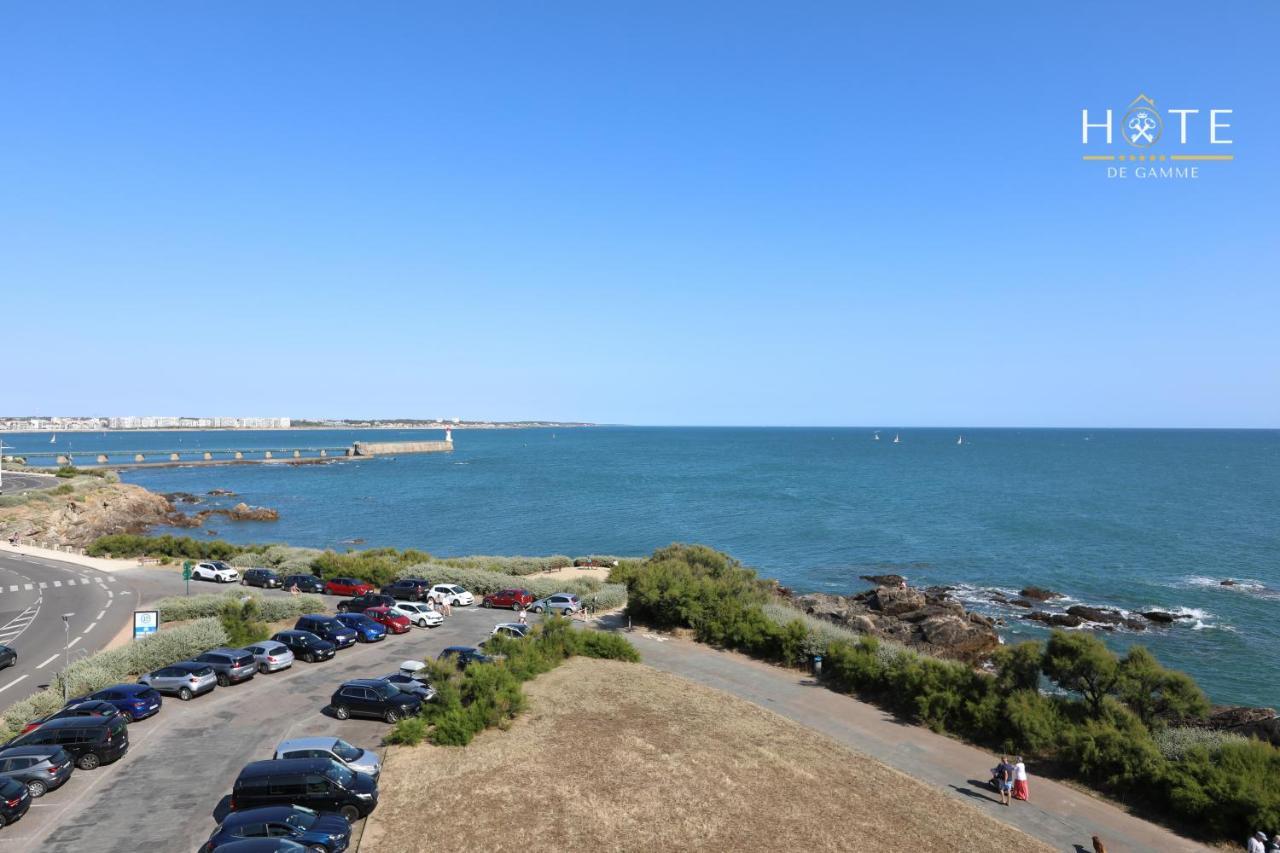 Appartement De Caractere, Superbe Vue Mer 280° La Chaume Exteriér fotografie